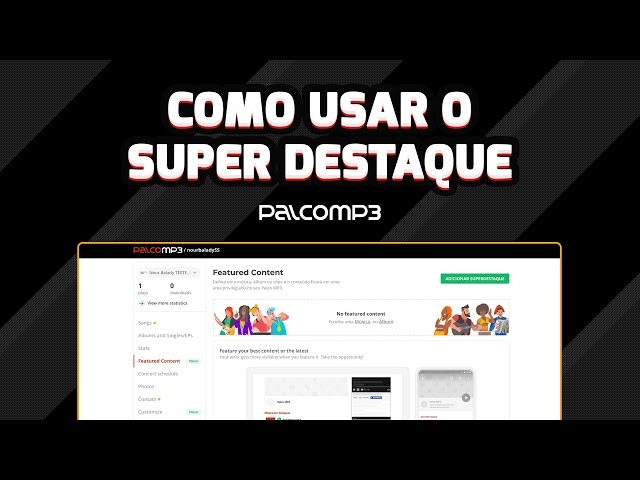 Canal de contato do Palco MP3: tire suas dúvidas