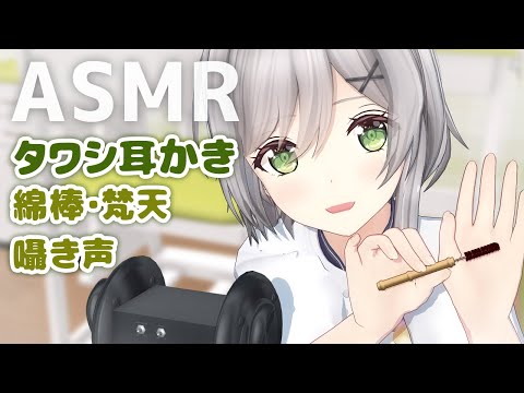 【3D ASMR】15分以内に寝れる極上耳かき【タワシ耳かき / 囁き声】Fall asleep in 15min with this ASMR video (Japanese)