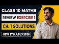Review Exercise 1 Class 10 New Syllabus 2026||Easy Solutions|Shakir's Academy
