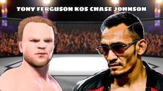 TONY FERGUSON KOS CHASE JOHNSON IN ROUND 2!