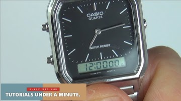 How To Stop the HOURLY BEEP on a Casio AQ-230 Watch (5154)