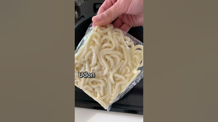 Made pork kimchi udon for lunch.