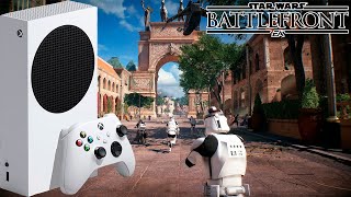 Star Wars Battlefront 2 Xbox Series S Геймплей 60 FPS
