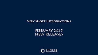 New Releases | February 2025 | Very Short Introductions