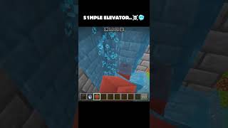 I Built a Very Fast Elevator in Minecraft 🚀⬆️ #майнкрафт #вреки #minecraft #fyp