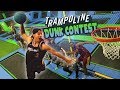 Concours de dunk sur trampoline 