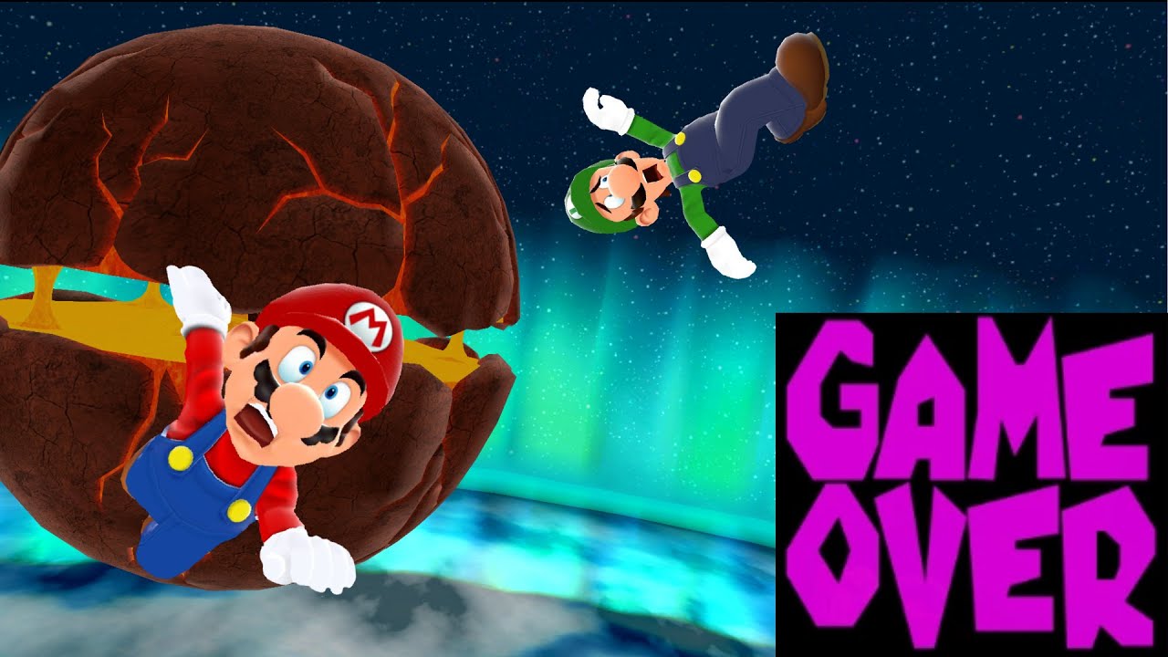 The Old Super Mario Galaxy game overs #2