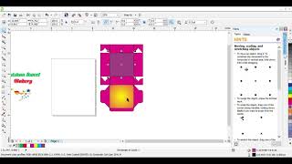 CorelDraw Tutorial | Cake Box packaging design in coreldraw,product packaging design tutorial screenshot 3