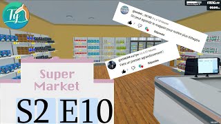 Supermarket Simulator S2 E10: On Agrandit Notre Supermarché pour la Première Fois ! C'est Mieux!🏪📏🌟