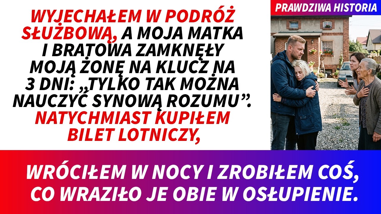 Wróciliśmy z delegacji w środku nocy, a moja żona była zamknięta na trzy klucze w komórce za domem. Usłyszałem tylko jedno nagranie na poczcie głosowej: „Janek, ratuj mnie. Zamknęli mnie.” Gdy...