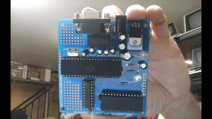 Monte seu próprio computador 805.2 com BASIC 52 Interpreter