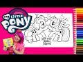 Coloring Pinkie Pie & Twilight Sparkle My Little Pony Coloring Book Colored Pencil | KiMMi THE CLOWN