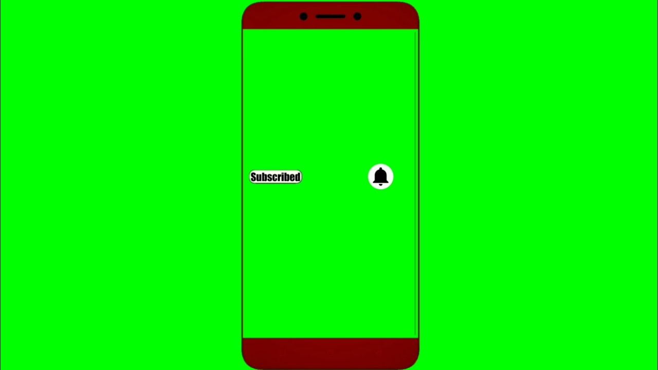 green screen intro templates with bell icon subscribe button youtube