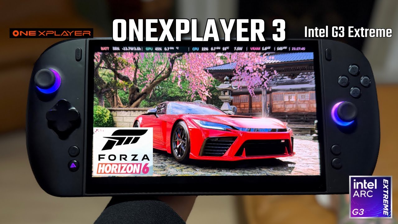 Onexplayer 3 Forza Horizon 6 Intel G3 Extreme (Arc B390) - YouTube