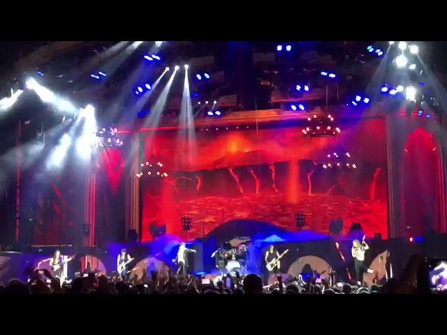 Iron Maiden Legacy Of The Beast Eddie Enters The Stage Trieste 17 07 18 Youtube