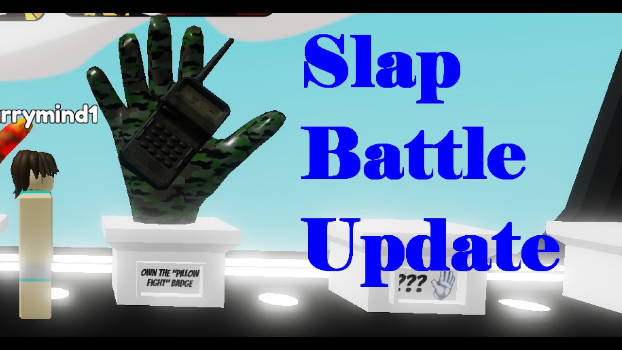 SLAP BATTLES UPDATE! (How to Get THE TANK GLOVE SHOWCASE & NEW CODES ...