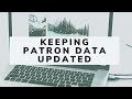 Keeping patron data updated