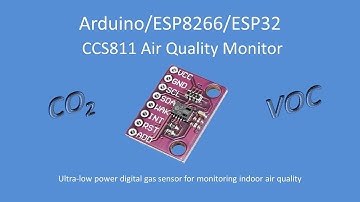 Tech Note 103 - CCS811 Air Quality Monitor for Ardunio, ESP8266 or ESP32