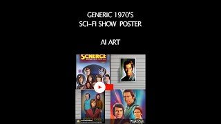 1970S SCI FI SHOW POSTER | AI ART