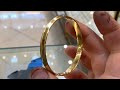 Making a Sikh Gold Kada for men 22k Gold Bangle Indian Gold 4K video Jewelry Making