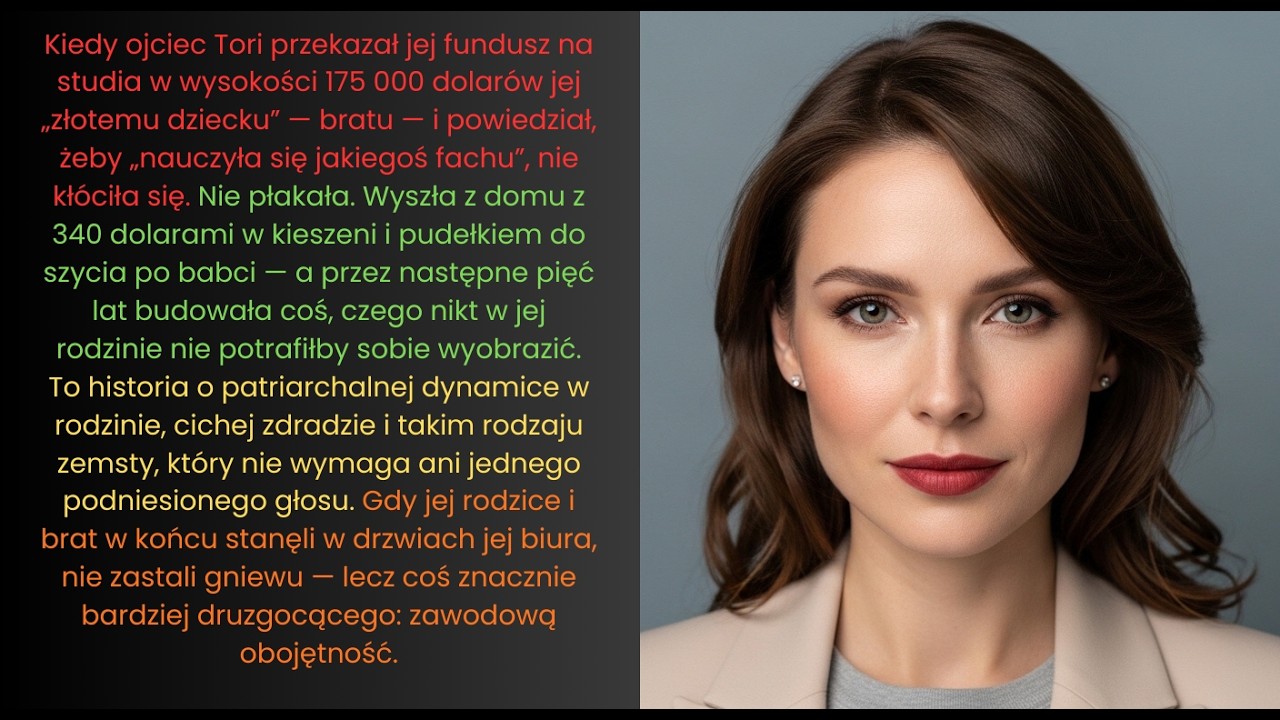 Ojciec oddał moje 175 tys. dolarów na studia bratu i kazał mi „iść do fachu” — 5 lat później…