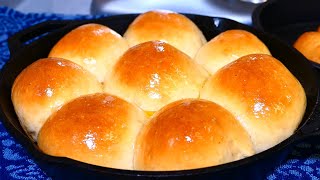 Dinner Rolls (SOFT & FLUFFY) | Dad's TRINI Hops Bread Recipe