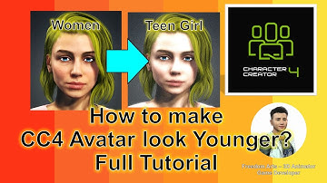 How to Make Your CC4 Avatar Look Younger | Character Creator 4 Tutorial | Freedom Arts 3D