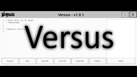 Versus 1.0.2 | Roblox Exploit | Powerful | Monaco And Script HUB.