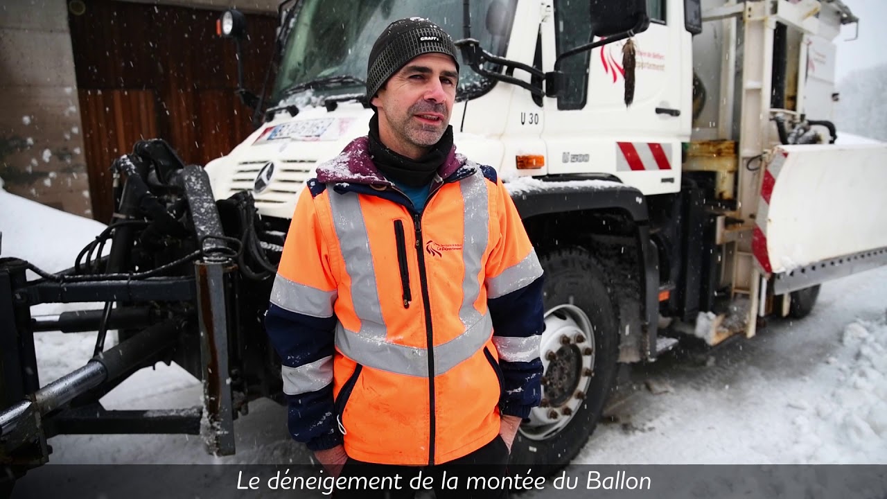 Déneigement du Ballon d'Alsace