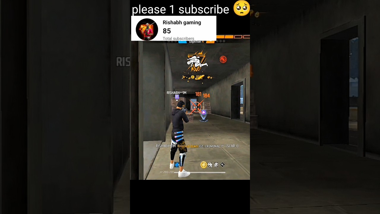 🤯SCAR 1vs4 clutch Only hadshort cs rank 