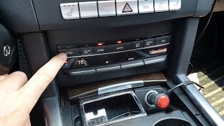 mercedes w212 hidden function tunnel mode / closing/opening all the windows simultaneo