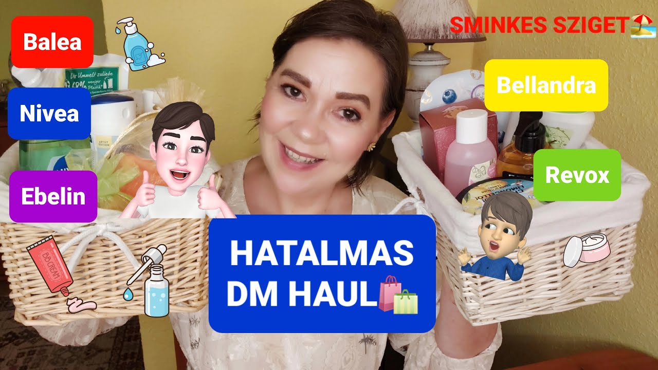 DM HAUL 🛍️🎁🧴💄#dm #drogéria #smink #beauty #makeup #balea #nivea #revox #bellandra