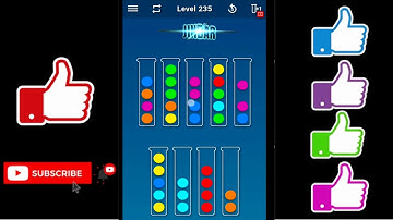 Ball Sort Puzzle Level 235 Color Sorting Games Level 235