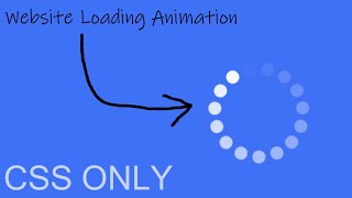 How to make a Loader in HTML & CSS