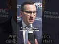 Former Polish PM Mateusz Morawiecki talks to us at #CPACHungary2025 about the Tusk administration