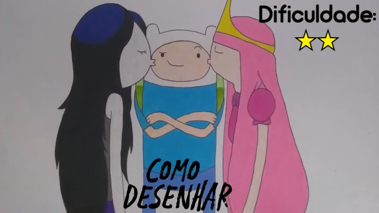 Como Desenhar O Finn Princesa Jujuba E Marceline Hora Da Aventura Passo A Passo Youtube