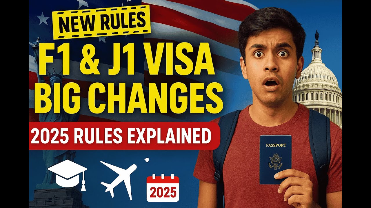 US Student Visa Rules Changes | F1 & J1 2025 Update | Study in USA # ...