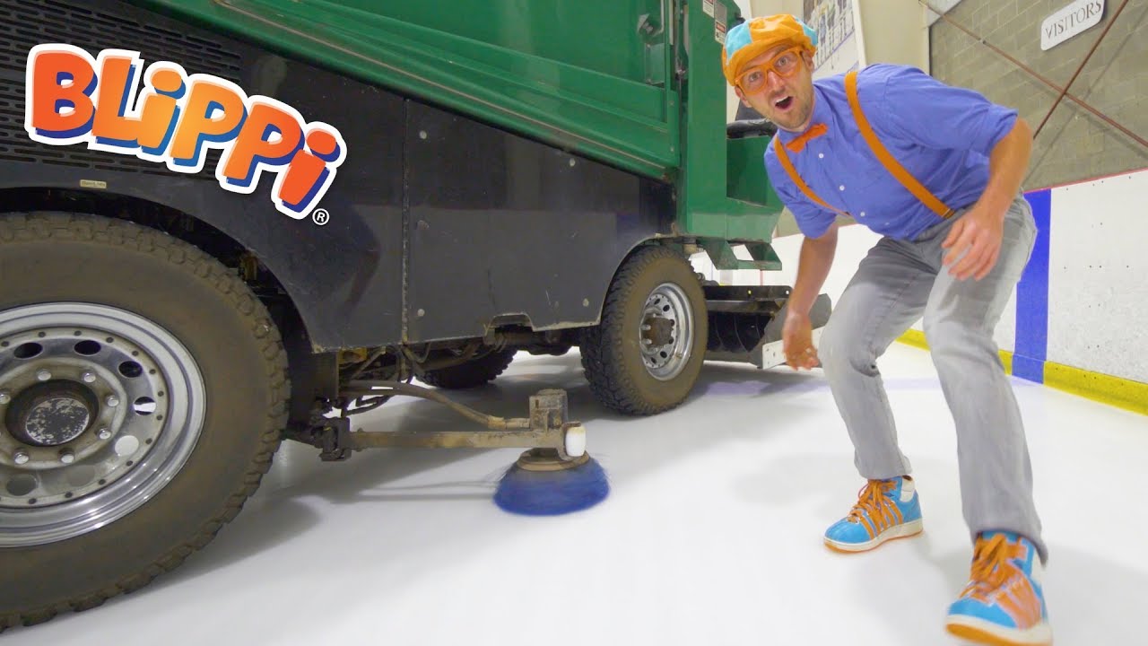 ⁣Blippi Learns about the Zamboni and Hockey | Educational Videos for Toddlers