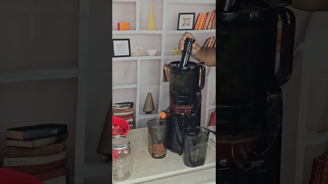 Effortless Juicing with Amumu Cold Press Juicer: High Yield, Easy Clean, and Whole Fruit Friendly!