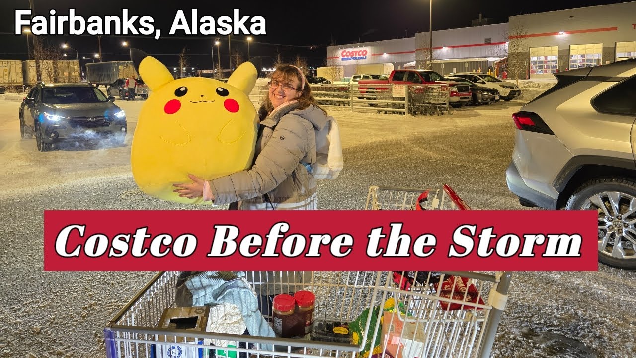 Costco перед бурей | Фэрбанкс, Аляска | Видеоблоги Alaskan Bears