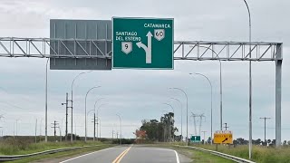 Ruta 60, desde R9,alt Villa del Totoral, hasta San José de las Salinas, Pcia. De Córdoba, Argentina.