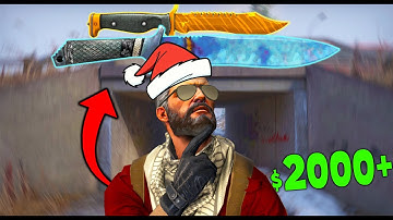 INSANE HIDE & SEEK WITH EXPENSIVE CS:GO SKINS! (Christmas Edition)