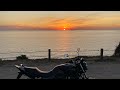 HONDA CB400SF VTEC | SUNSET BEACH RIDE IN BRIGHTON