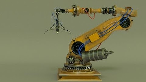 Brazo Robot animado en Blender