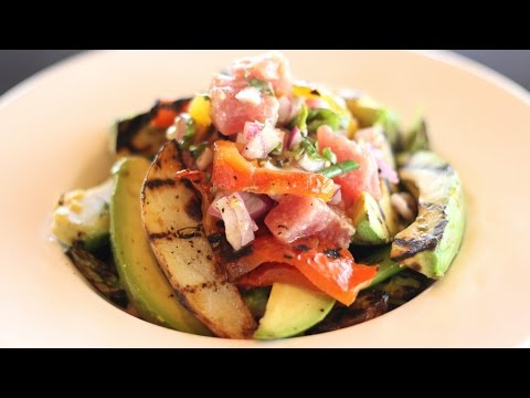 Ahi Tuna and Grilled Vegetable Salad Recipe!