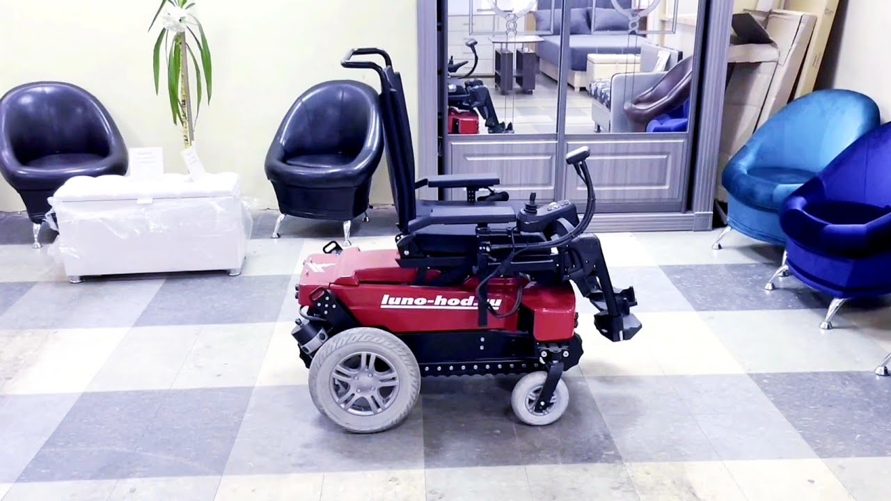 Электрическая коляска ступенькоход TopChair - YouTube