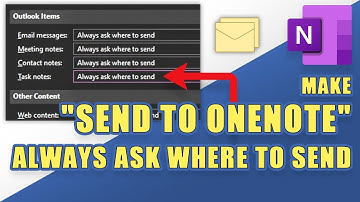Outlook to OneNote: Choose Location to Save Notebooks and Pages