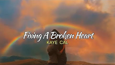 INDECENT OBSESSION - FIXING A BROKEN HEART | KAYE CAL COVER | LYRICS 🎶🎶