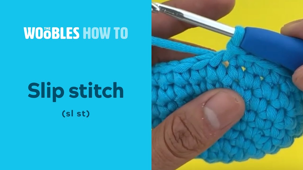 How to slip stitch crochet