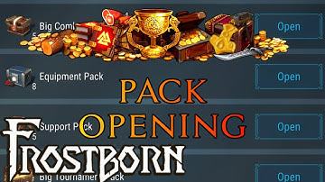 Opening Odin Gold Pendant Chest! FROSTBORN PACK OPENING